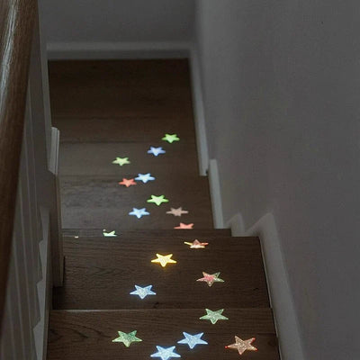 luminous star wall stickers
