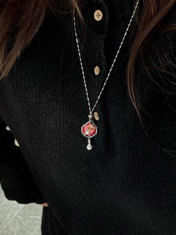 forbidden apple necklace 🍎✨