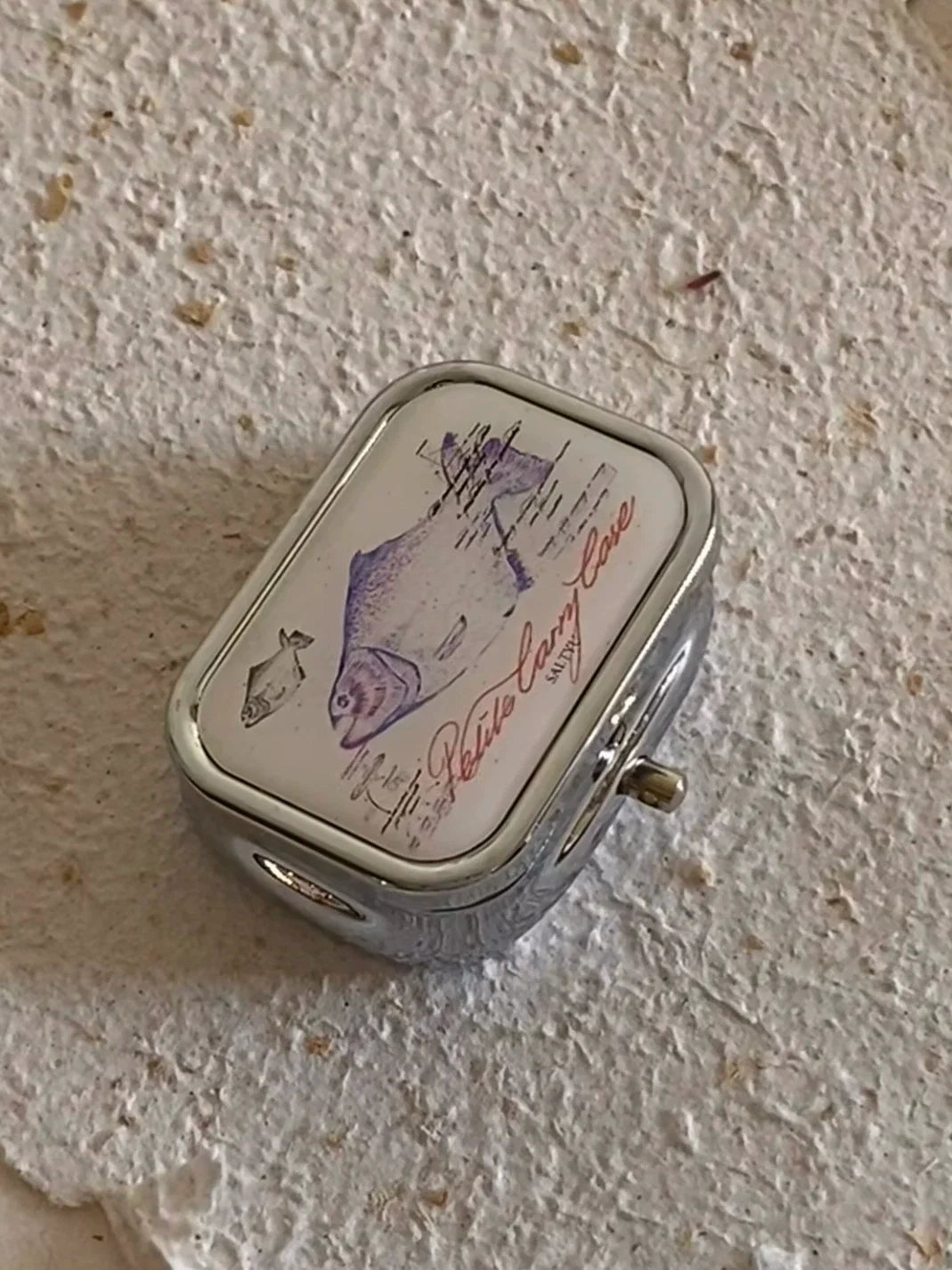 vintage trinket tin box