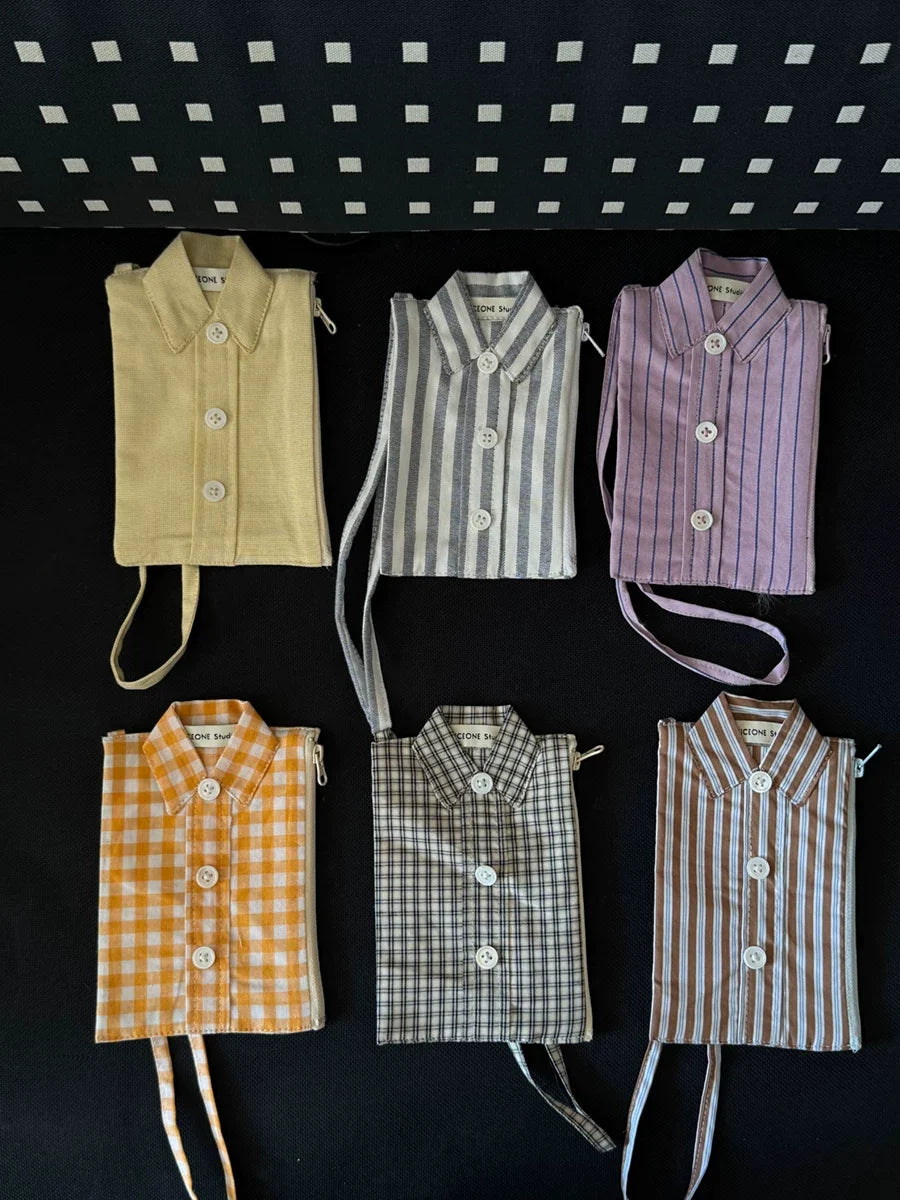button up shirt pouch bag