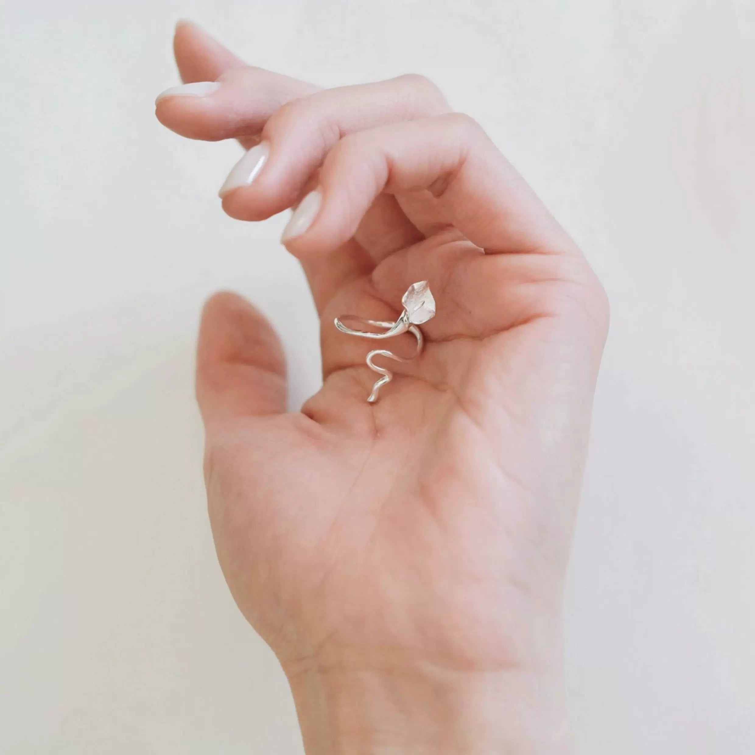 calla lily ring