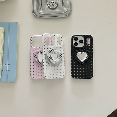 Polka heart case