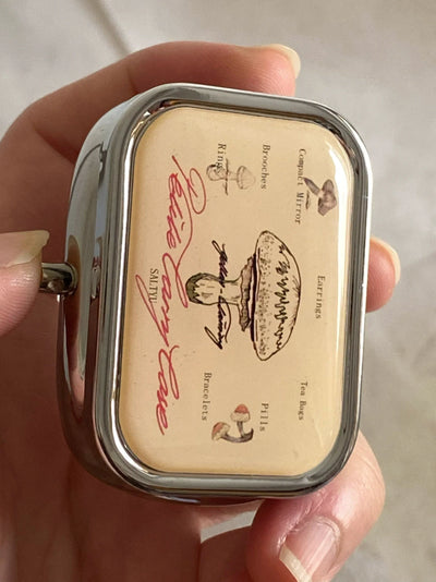 vintage trinket tin box