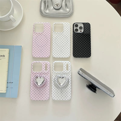 Polka heart case