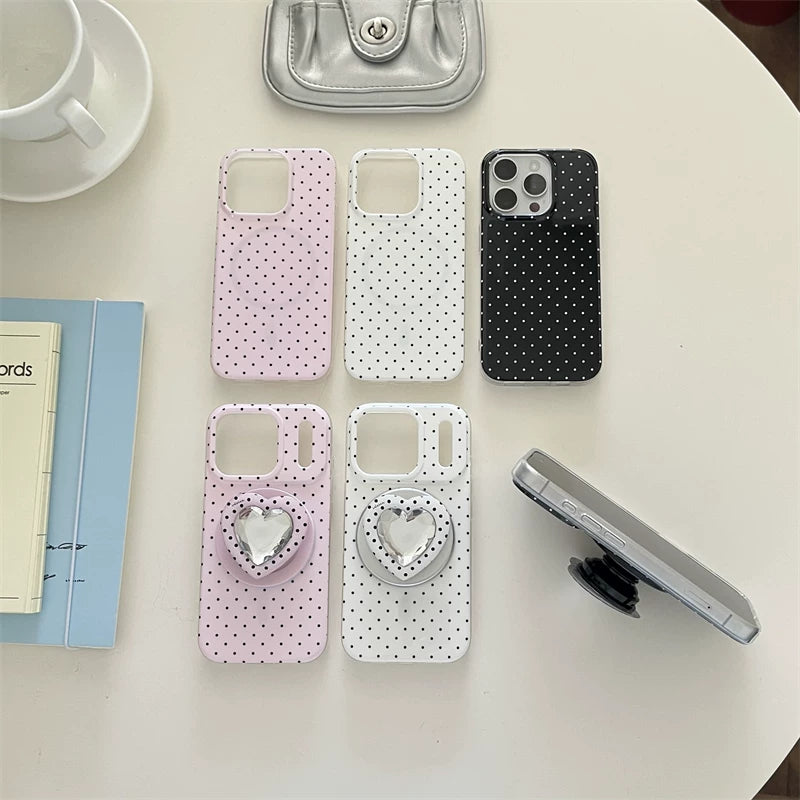 Polka heart case