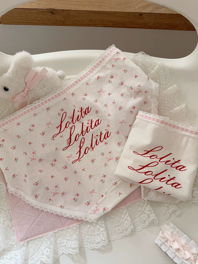 lolita floral brief panty