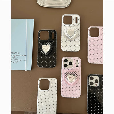 Polka heart case