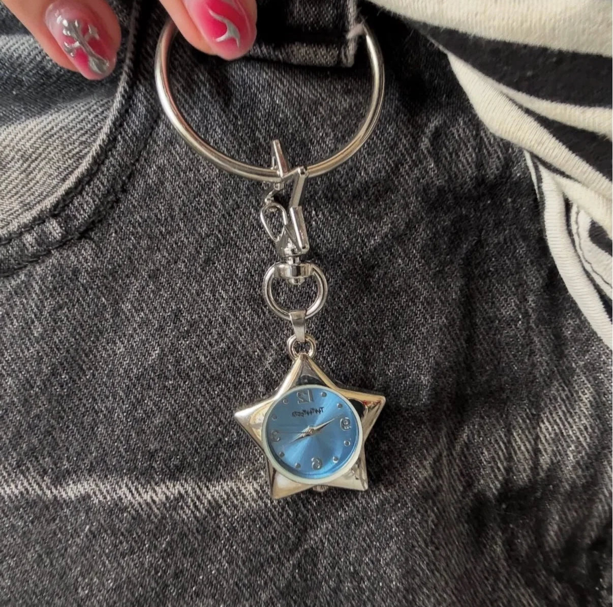 star analog keychain