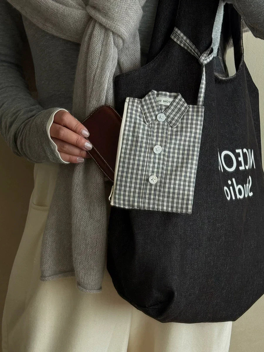 button up shirt pouch bag