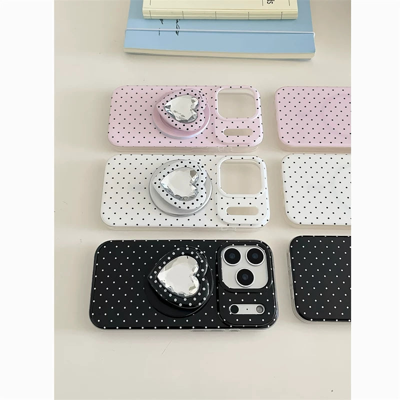 Polka heart case