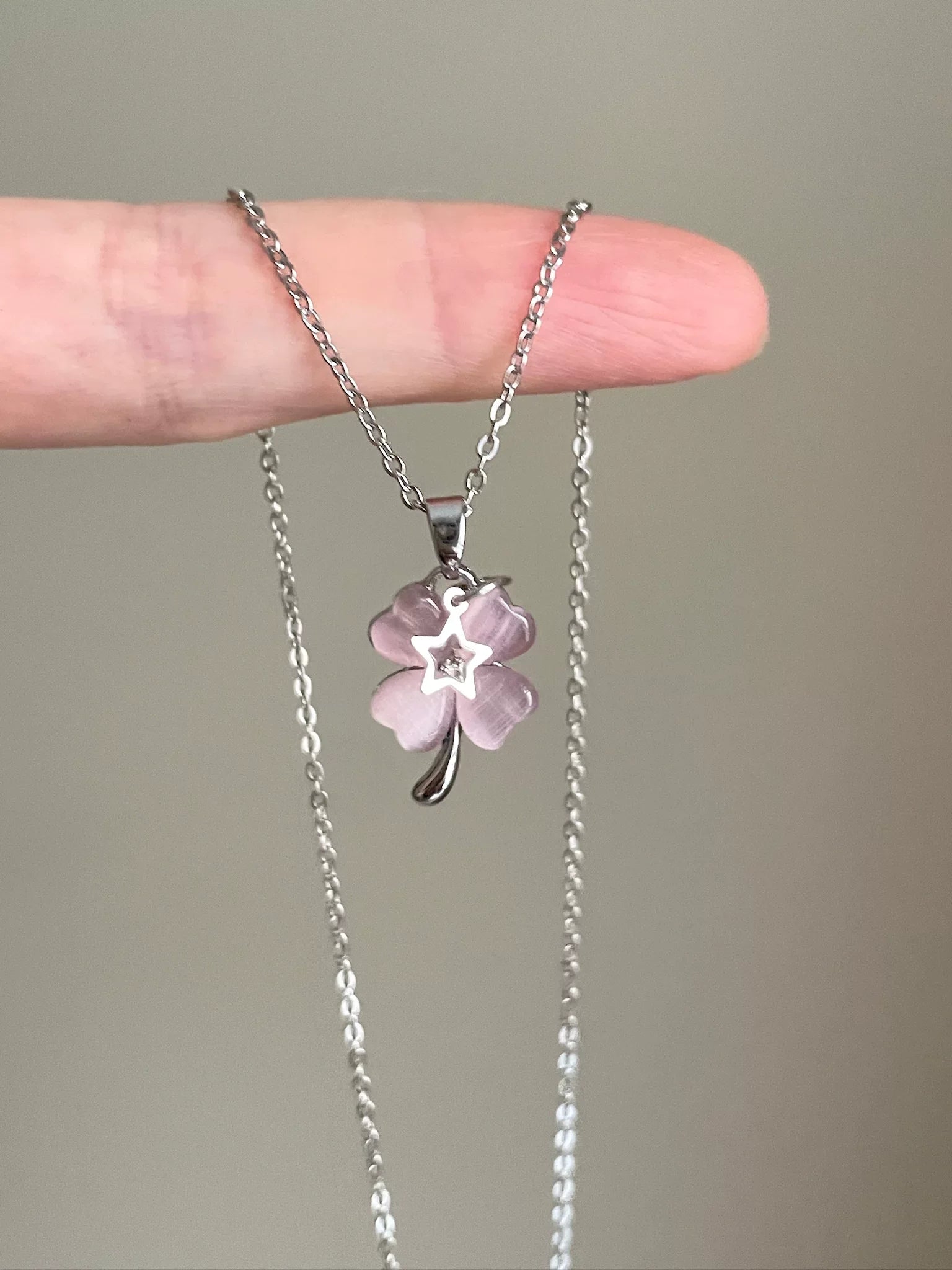lucky clover necklace 🍀