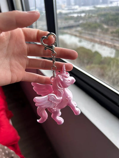 unicorn keychain