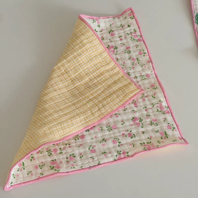 floral plaid place mat