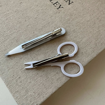 cute stationary hairclips ✏️✂️