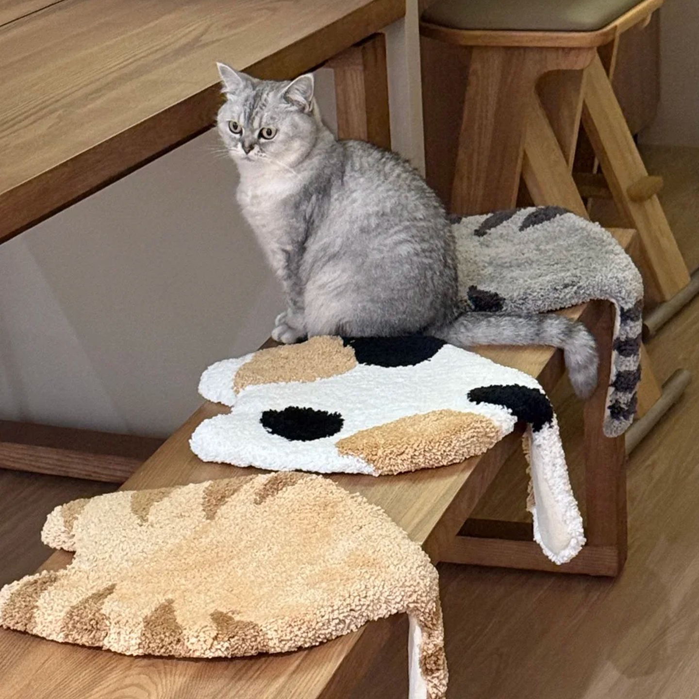 cat shaped chair cushion