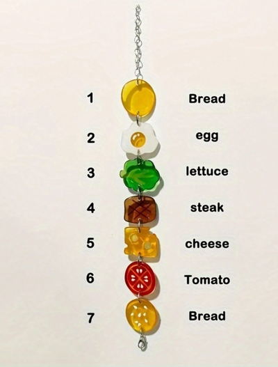 burger bracelet